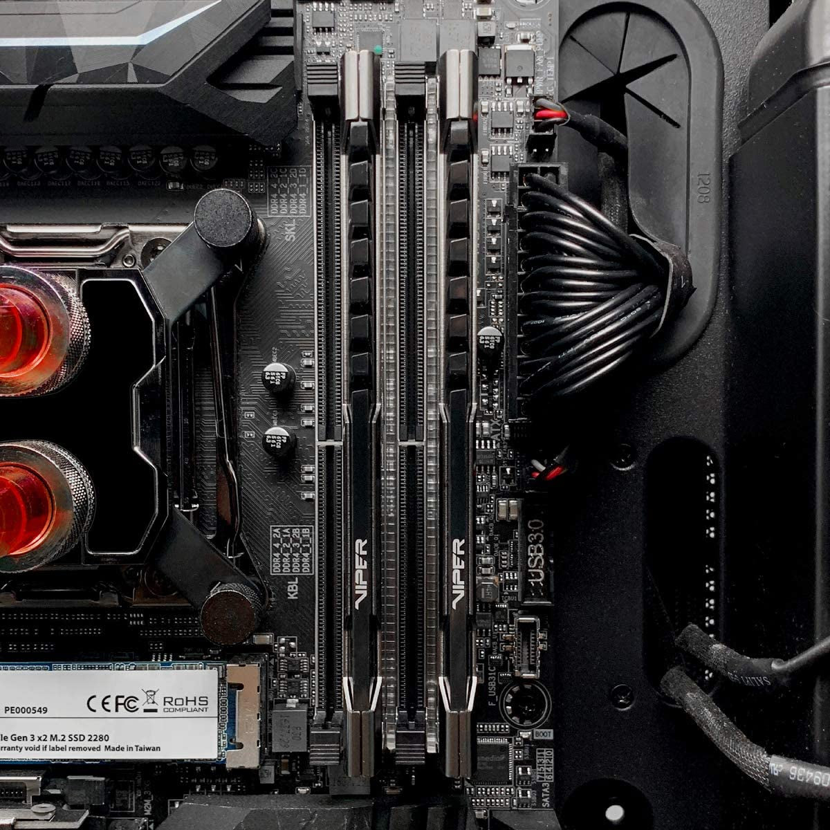 Patriot Viper Steel 8GB DDR4 RAM — 3200MHz CL16