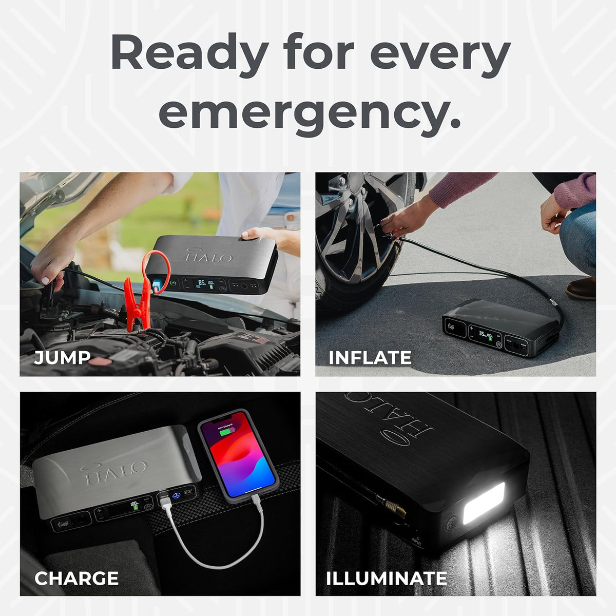 Bolt Air 58830 Portable Car Jump Starter