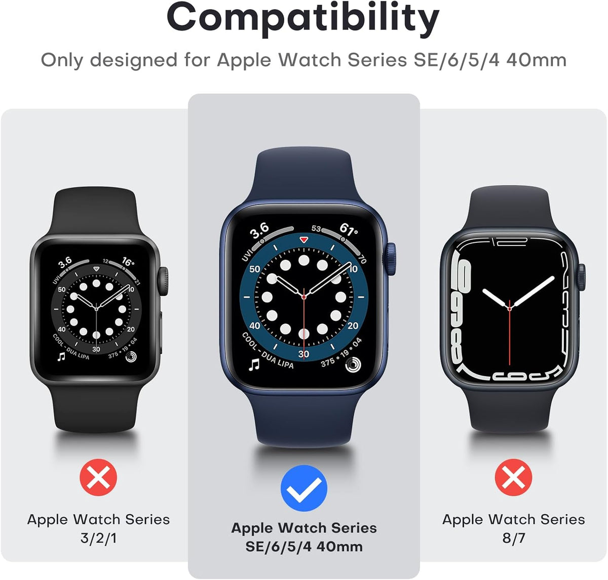 2-Pack Apple Watch Protective Cases
