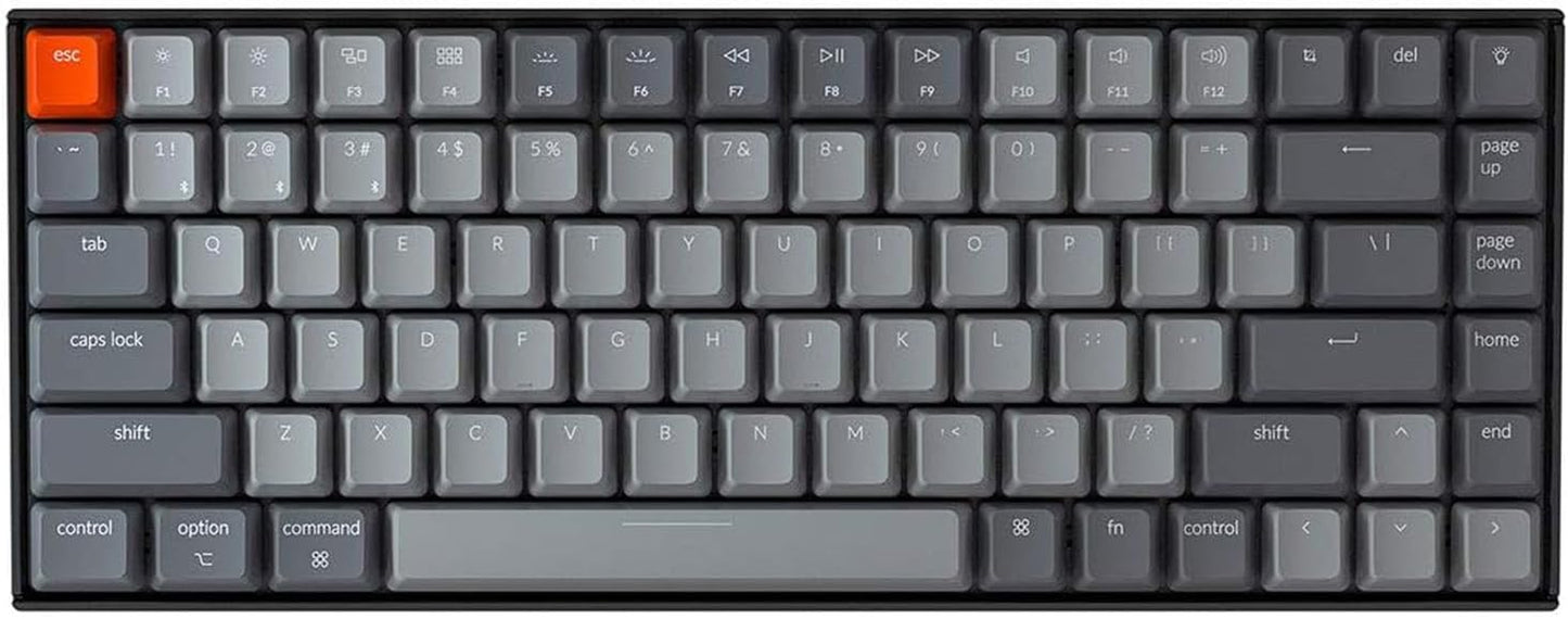 K2 75% RGB Wireless Mechanical Gaming Keyboard — 84-Key, Bluetooth + USB