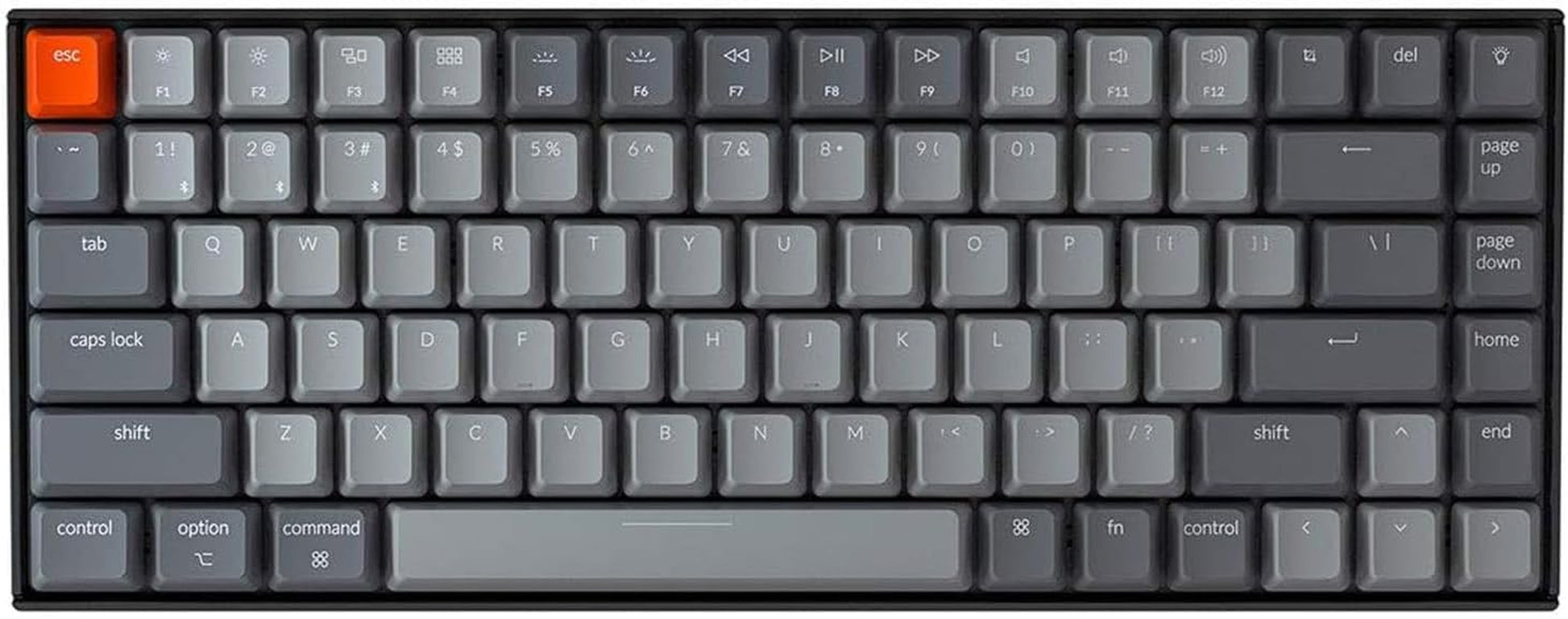 K2 75% RGB Wireless Mechanical Gaming Keyboard — 84-Key, Bluetooth + USB