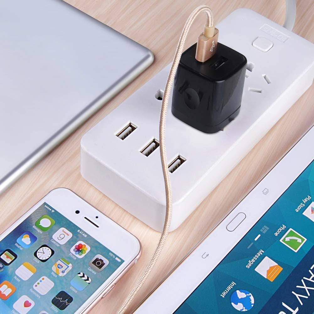 Wall Charger,Charger Cube,Charging Block Fast Charge 3Pack Dual Port 2.1A | Power Brick Charging Plug Box Head for Iphone 17/16/15 Pro/14/13/12/11/Xr/8/7/6 Plus,Samsung Galaxy S26/S25S24/S23/S22/S21