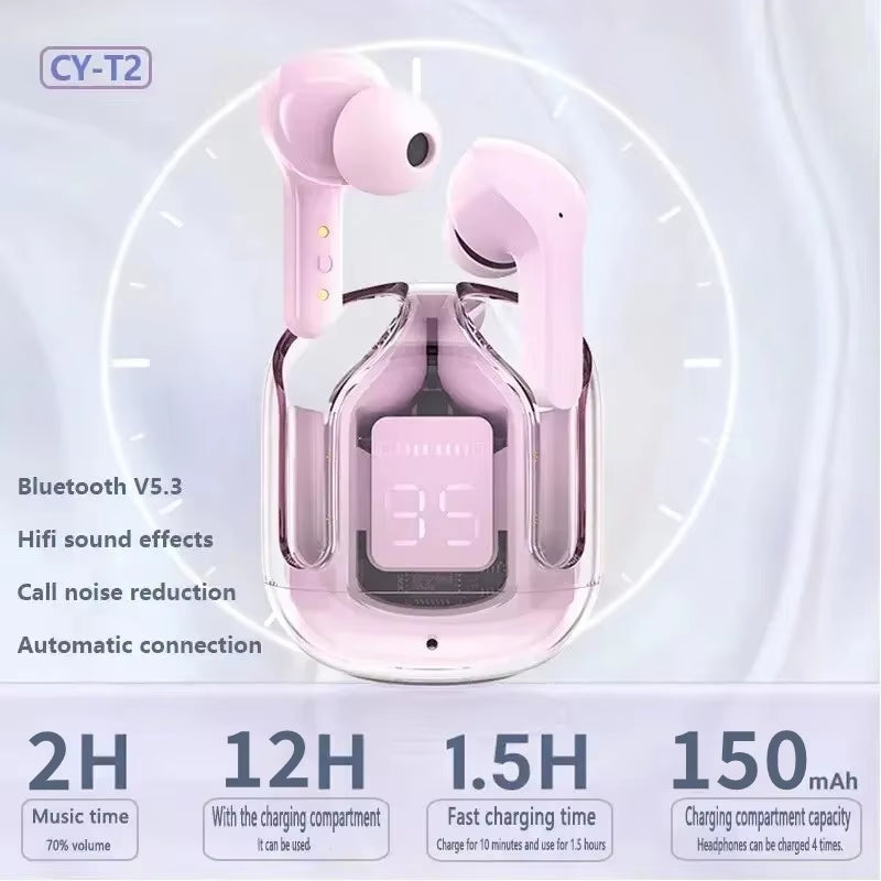 T2 Wireless and Bluetooth Earbuds 