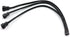 4Pin 1 to 3 Ways PWM Fan Splitter Cable - Black Sleeved Fan Power Extension - 27Cm/10.5 Inches