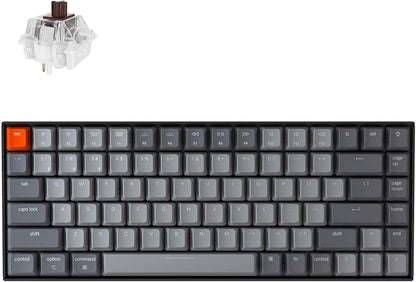 K2 75% RGB Wireless Mechanical Gaming Keyboard — 84-Key, Bluetooth + USB