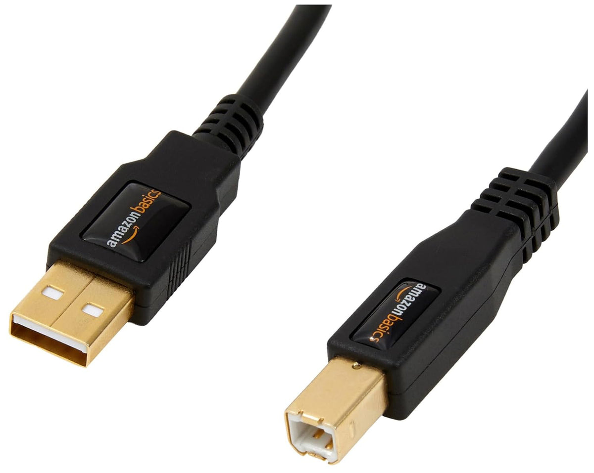USB-A to USB-B 6ft Cable — USB 2.0.