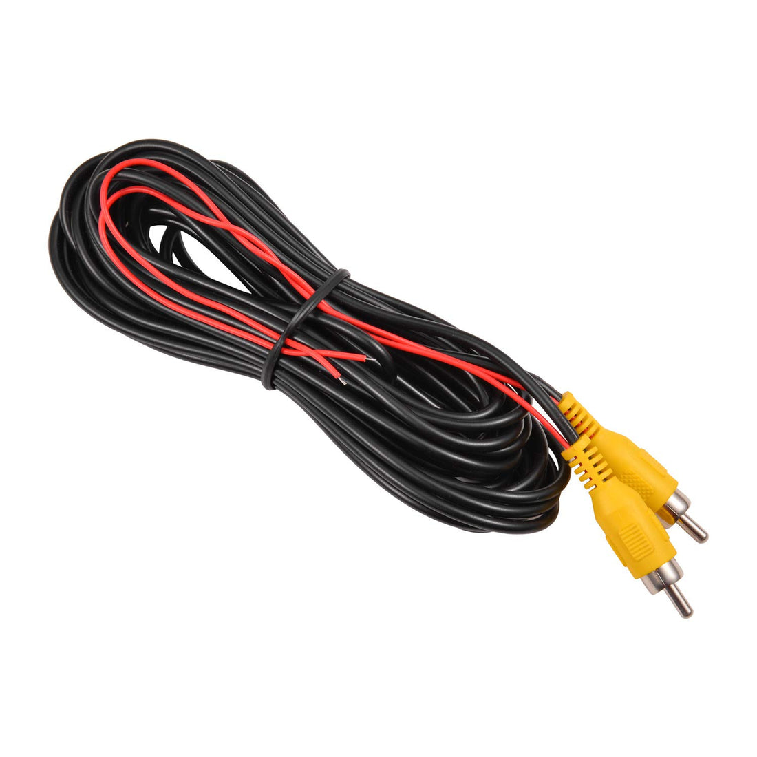 Backup Camera RCA Video Cable,Car Reverse Rear View Parking Camera Video Cable with DC Power Cable &amp; RCA Connector, DC Power Adapter, Cable Clip (33FT/10 Meters)