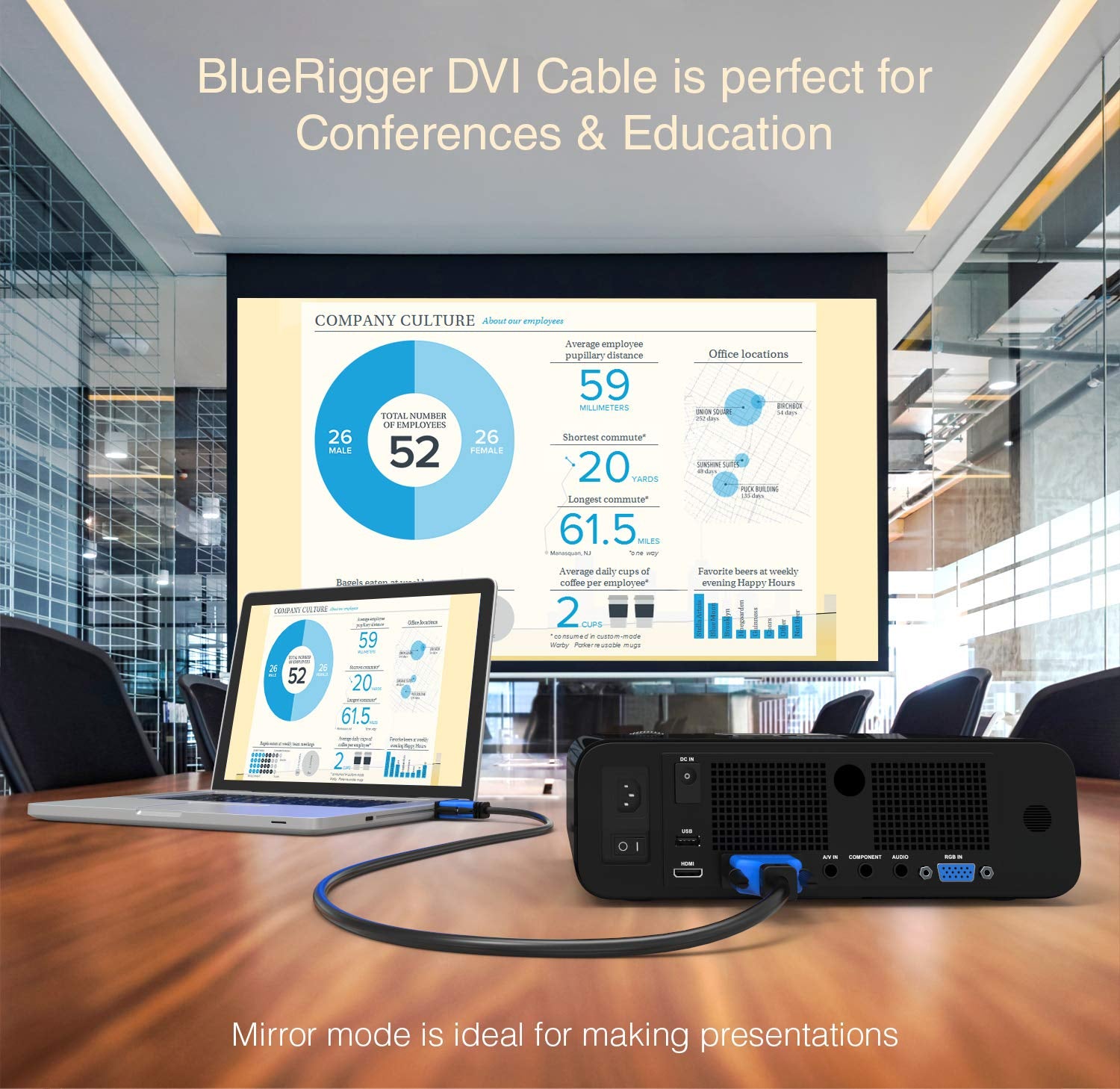 DVI to DVI Cable 25FT (High Resolution 2560X1600, DVI-D Cable 24+1 Dual Link, Gold Plated) – DVI Cables for Gaming, HDTV Monitors, Projectors, Graphics/Video Cards