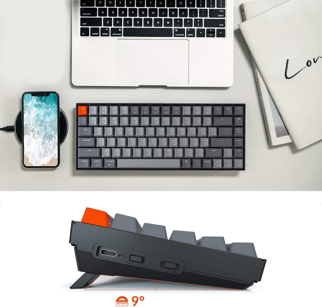 K2 75% RGB Wireless Mechanical Gaming Keyboard — 84-Key, Bluetooth + USB