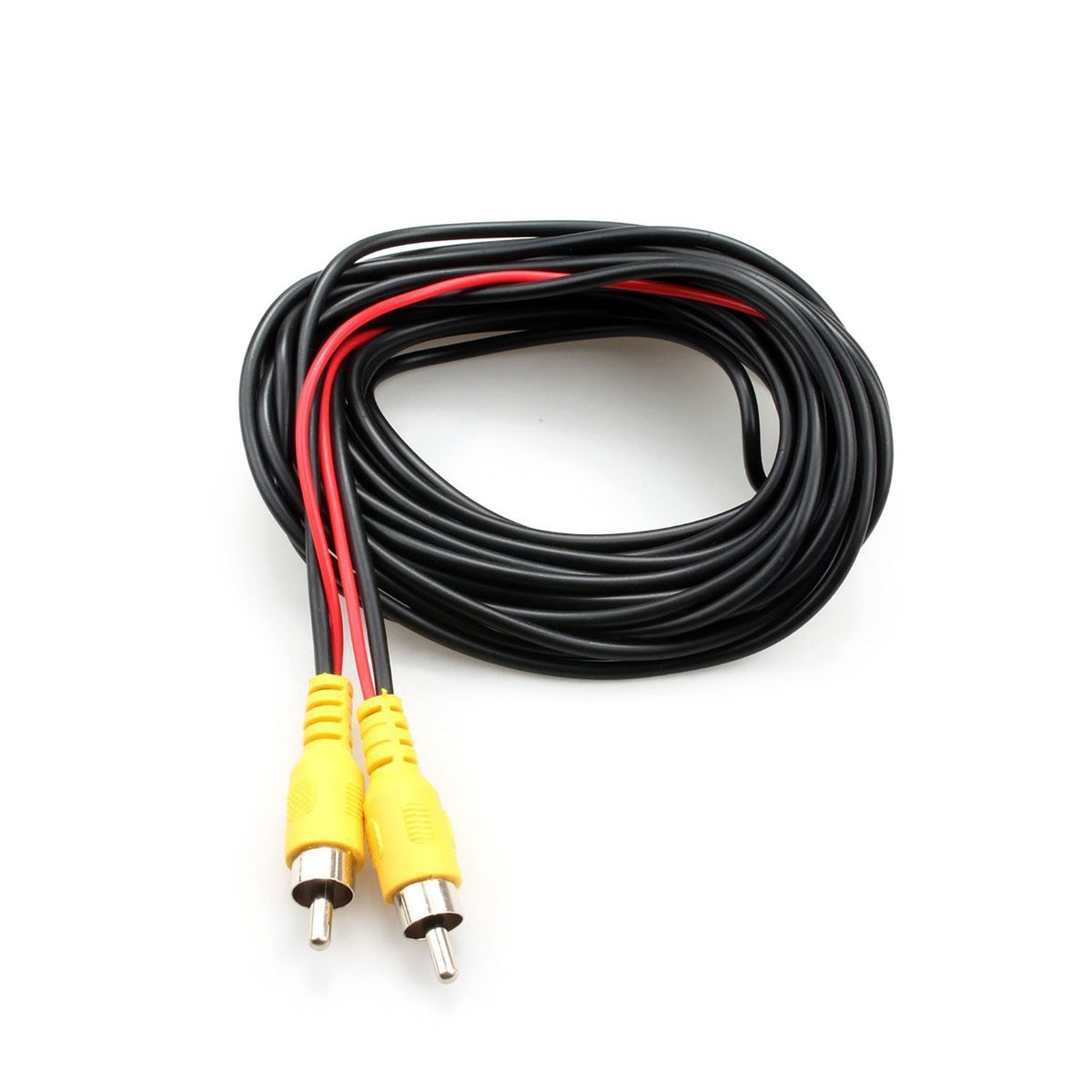 Backup Camera RCA Video Cable,Car Reverse Rear View Parking Camera Video Cable with DC Power Cable &amp; RCA Connector, DC Power Adapter, Cable Clip (33FT/10 Meters)